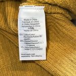 Madewell patch pocket pullover sweater mustard yellow small tight knit cotton S Photo 6