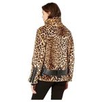 BLANK NYC Faux Fur Leopard Leopard Biker Jacket Size M Photo 1