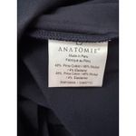 NWT Anatomie Zoella Boatneck Long Sleeve Navy Pima Cotton Top Size XS Blue Photo 4