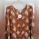 Peach Love California Peach Love CA floral top NWT Photo 2