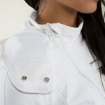 Lululemon 2013 Keep It Up Jacket White Sz 6 Rare 2013 Softshell Collectors NWOT Photo 4