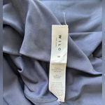 Wilo The Label High Rise Blue Cobalt Split Hem Flare Athletic Pants Leggings Size M Photo 6