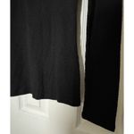 Derek Heart  Black Long Sleeve Thermal Top Back Lace Rose Pattern On Back Large Photo 4