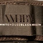 White House | Black Market  High Rise Skinny Faux Leather Pants Size 6S Black Photo 6