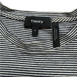 Theory  Women's Striped Fitted T-shirt In Black White petite small Photo 2