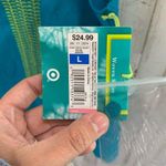 Calypso St. Barth NWT for Target Blue Woven Side Cinch Cotton Top Lightweight Photo 3