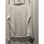 Nike Women's Dri-fit 1/4 Zip Long Sleeve Top White Medium M ACC College Sports Photo 3