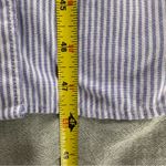 Abercrombie & Fitch Long Sleeve Blue & White Striped Shirt Dress Size M Photo 5