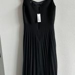 Karen Millen Compact Stretch Contrast Midi Pleat Dress Photo 4