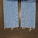 💕ROUJE💕 Raw Hem High Rise Button Fly Ankle Jeans ~ Blue 27 Photo 6
