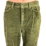 CHAPS Green Corduroy High Rise Flared Leg Bootcut Velvet Trouser Jeans Pants 4 Photo 3