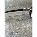NWT Women's Trendy Sunglasses Light Wine w/‎ White Silver Design on the side Photo 6