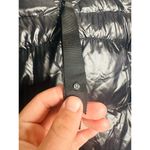 Lululemon Black Fluffy Down Fulled Slim Hooded Jacket Size Medium Photo 5