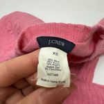 J.Crew  Sweater Womens X Small Pink Cable Knit Wool Blend Angora Rabbit Cashmere Photo 2