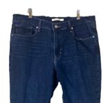 Levi's Levi’s Women’s Jeans Classic Straight Leg 9" Mid Rise Dark Wash Size 16S 33x28 Photo 3