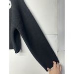 Wild Fable Women’s Cropped Sweater Size Medium Black White Bow Knit Long Sleeve Photo 5