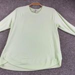 Athleta Topanga Womens M Light Green Crew Neck Long Sleeve Sweatshirt Athletic Photo 0