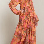 ALC Frank A.L.C. Valentina Gathered Floral-Print Silk-Crepon Maxi Dress 6 Photo 0