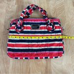 Marc by Marc Jacobs Marc Jacobs Red Navy Blue Multicolor Striped Quilted Laptop Bag Case Nylon 14” Photo 11