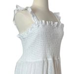 Eloquii Midi Dress Smocked Top Ruffle Sleeve Tier Hem Women’s Plus Size 22/24 Photo 5