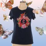 Juicy Couture Birds Of Paradise Bling Baby Tee Size L Photo 1