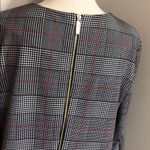 Calvin Klein houndstooth bell sleeve plaid sheath dress Photo 7