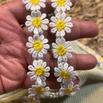 Moa Moa  Women Small Baby Girl Daisy Flower-Appliqued Cropped Tank‎ Top festival Photo 2