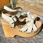 Kork-Ease Korks Women's Dawson Wedge Platform Sandals Off White Size 9 Photo 0