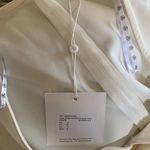 Missguided NWT crepe plunge neck off white dress size Photo 3