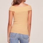 Reformation  Sunrise stop in Striped Rochelle Off Shoulder Small Photo 1