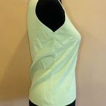 🛍️ 5/$20 Carducci Vintage Kiwi Green Beaded Crochet Knit Blouse Top Sz M Size M Photo 3