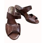 Cole Haan women’s brown leather wedge heels size 7.5B SKU 5415 Photo 0