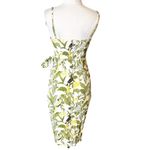 Reformation Rianne dress tropics print toucan bird tropical leaves sz 0 Photo 3