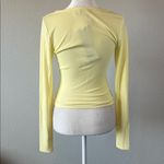 White Fox Boutique  Girl Talk Pyjama Set Top Lemon Size Small NWT Photo 2