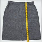 Banana Republic  Gray Linen-Blend Pencil Skirt Photo 6