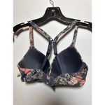 Anne Klein Brand New 84$ Women's Size 34B Navy Blue Floral Full Coverage Bra Photo 2