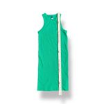 Old Navy  Ribbed Racerback Tank Mini Dress Green Rich Clover Stretch Size M Photo 3