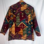 Sunbelt Vintage Colorful Aztec One Button Tunic Lightweight Jacket Blazer Sz M/L Green Size L Photo 1
