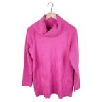 Talbots  Cowlneck Diamond Tweed Pullover Sweater Pink Speckled Women's Size 0X Photo 2
