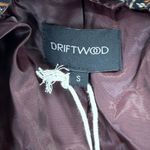 Driftwood  Paisley Print Velvet Blazer Jacket Women's Size S Brown Black Gold Photo 2