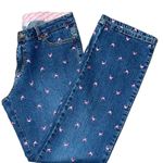 Lilly Pulitzer  Vintage Embroidered Pink Whale Jeans Photo 2