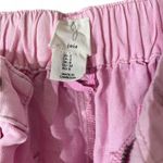 Joie  Linen Blend Pink Utility Pants with Rope Belt, Size 2 Photo 1