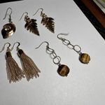 Lot Of 4 Dangle Drop Pierced Earrings Photo 8