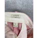 J.Crew  Women's Chino Shorts Size 8 Solid Pink Shortie 100% Cotton Photo 3