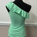 Lilly Pulitzer One Shoulder Mint Colored Top Photo 1