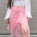 Bandolino Flowy Hipster Paper Doll Barbiecore Y2K Aesthetic Midi Skirt 6 Photo 1