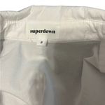 superdown  white Sophie draped mini dress size small Photo 5