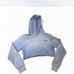 Madhappy  Cropped Hoodie Small Lavender Purple Light Blue Long Sleeved Photo 1