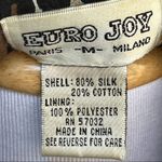 Vintage 90’s Silk Leopard/ Cheetah Lightweight Quilted Jacket Medium Tan Photo 5