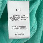 Zeroxposur platinum green front knotted pullover knit sweater blouse size L NEW Size L Photo 8
